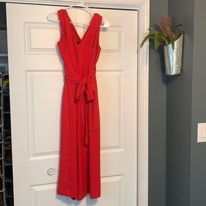 J. Crew Red Jumpsuit